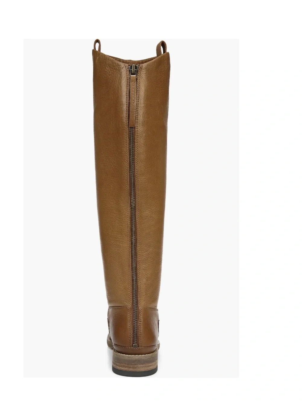 Franco Sarto Meyer Knee High Boot Light Brown Distressed Women’s 7 Wide Calf